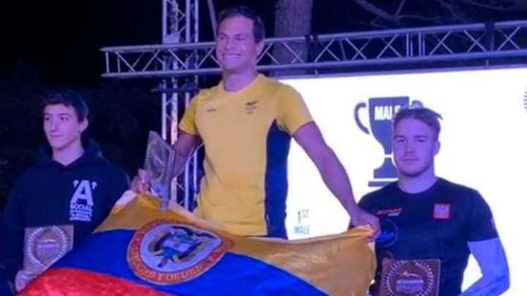 David Carrillo Rozo, campeón en Grecia. 