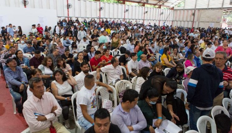 El presidente Gustavo Petro lideró los Diálogos Regionales Vinculantes de Cúcuta./Foto Juan Pablo Cohen