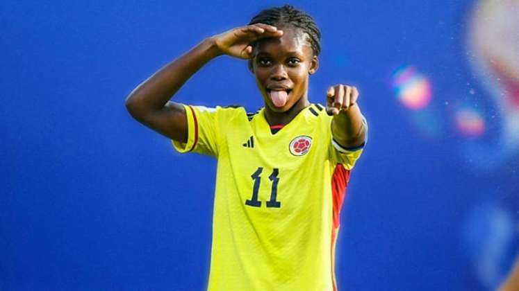 Linda Caicedo, delantera de la Selección Colombia Femenina.