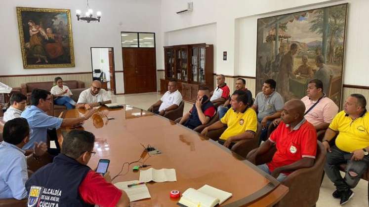 Protesta taxistas en Cúcuta