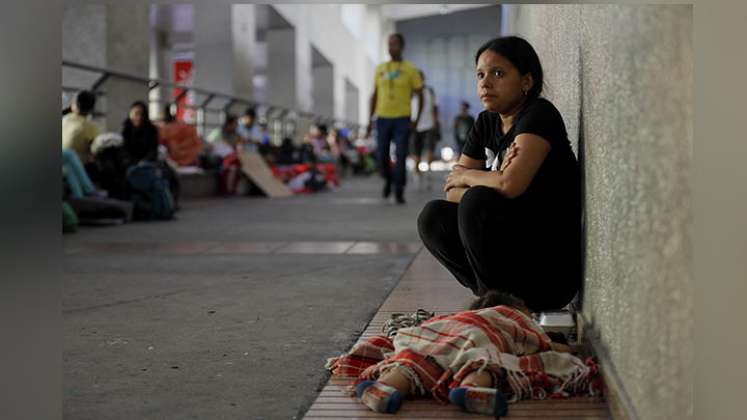 Migrantes venezolanos. 