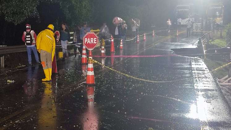 Vía Pamplona-Cúcuta permanecerá cerrada entre 48 y 72 horas./Foto: cortesía