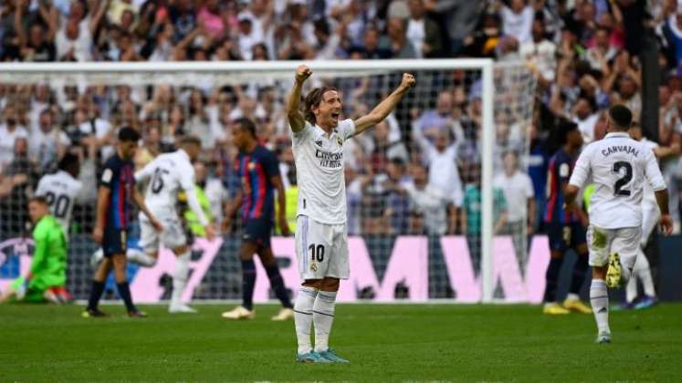 Clásico del Real Madrid contra Barcelona./Foto: AFP