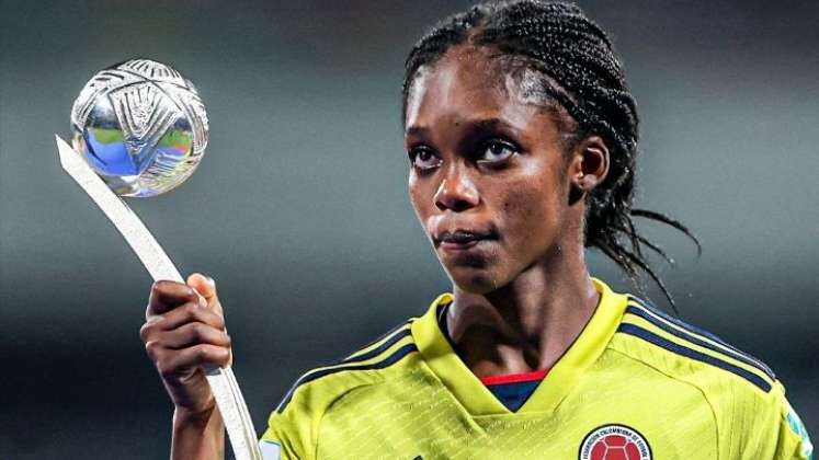 ¡Una crack! Linda Caicedo se quedó con dos premios individuales./Foto: cortesía