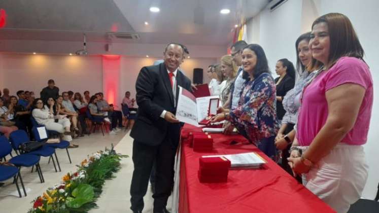 Miller Riaño, investigador de la UFPS galardonado /Foto Orlando Carvajal