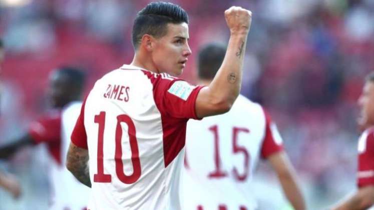 James volvió a marcar con el Olympiacos de Grecia./Foto: cortesía