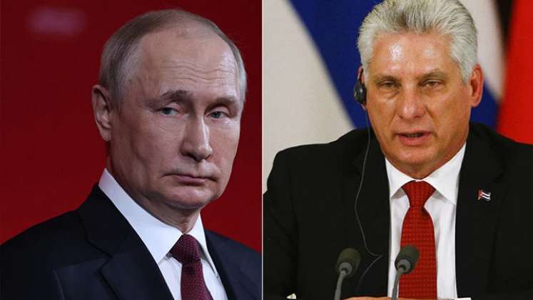 Putin y el presidente de Cuba muestran su unidad frente a EE. UU./Foto: cortesía