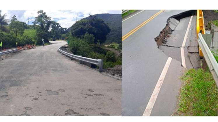 Ya está listo el nuevo puente en el sector Termales 