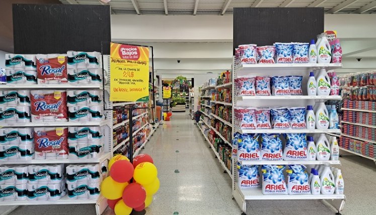 El sector de supermercados y autoservicios registró un crecimiento en la venta de unidades de 7%. Fotos Anggy Polanco 