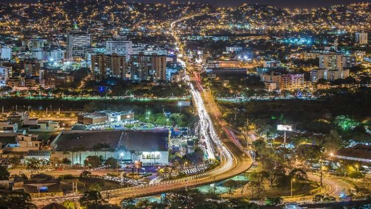 Panorámica de Cúcuta nocturna./Foto archivo La Opinión