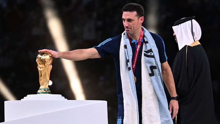 Lionel Scaloni, técnico de Argentina. 