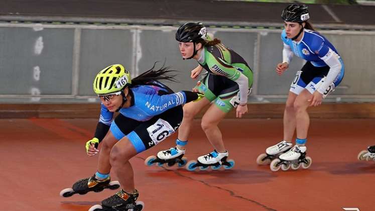 Keily Daniela Delgado es una de las promesas del patinaje femenino.