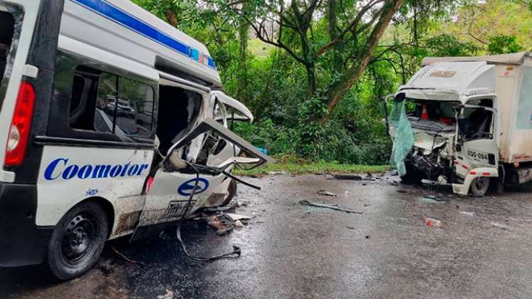 Accidente en el Huila. 