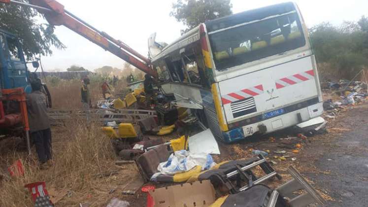 Accidente en Senegal.