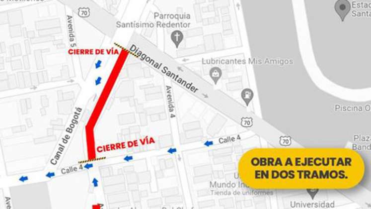 Vías cerradas en Cúcuta