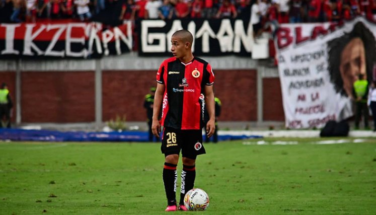 Kevin Álvarez, jugador del Cúcuta Deportivo. 