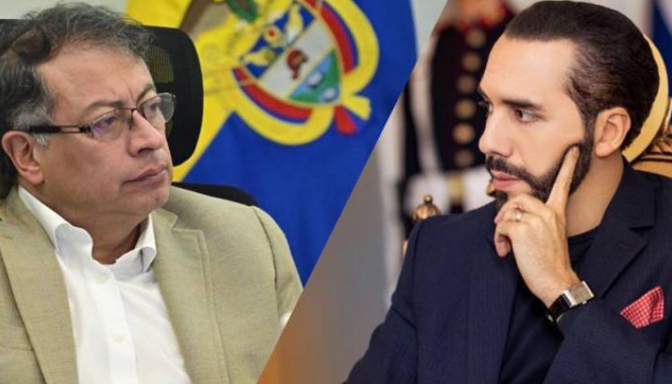 ¿No es su hijo el que hace pactos bajo la mesa por dinero?: Bukele a Petro