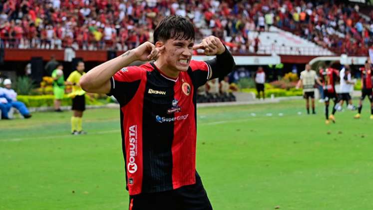 Jefry Zapata, delantero del Cúcuta Deportivo. 