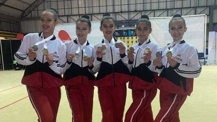 Las damas de la gimnasia  rítmica de Norte de Santander lograron dos medallas en el campeonato.