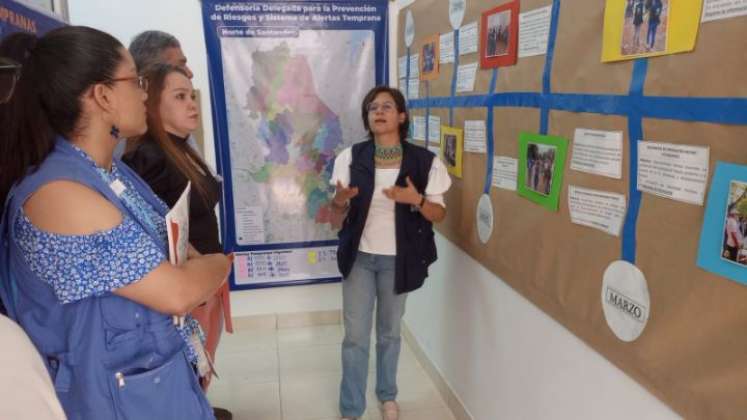 La Defensoría del Pueblo regional Norte de Santander rindió cuentas ayer/Foto Orlando Carvajal/La Opinión