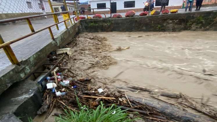 Hay por los menos cinco veredas afectadas en Pueblo Nuevo./ Foto: Cortesía