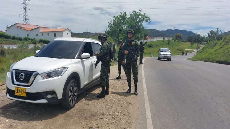 Integrantes del grupo Gaula coordinan acciones para contrarrestar el fenómeno del secuestro y extorsión en Ocaña.