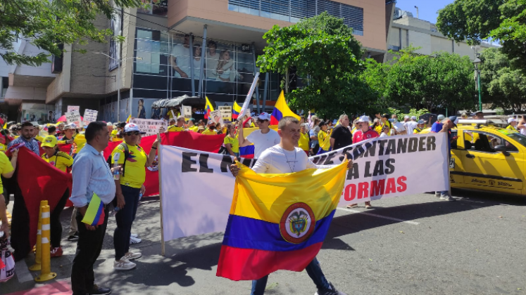 Manifestaciones en Cúcuta en contra de Petro