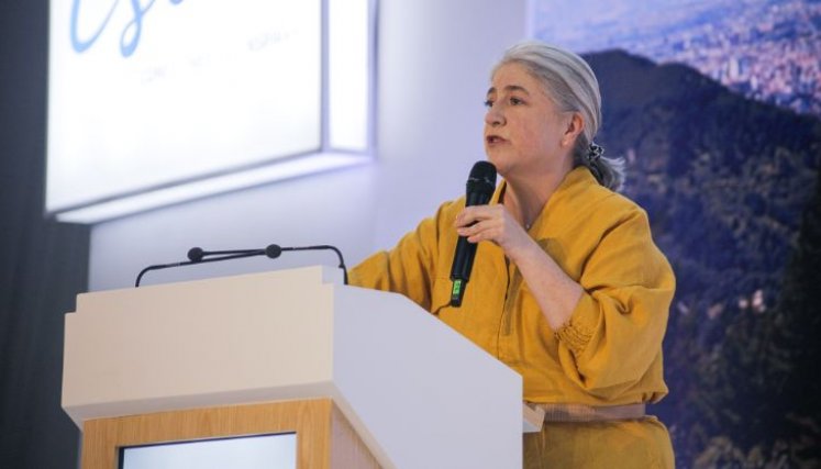 Ministra de Vivienda, Cecilia Velasco