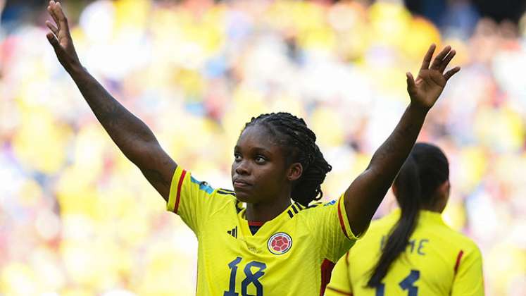 Linda Caicedo en el Mundial femenino. 