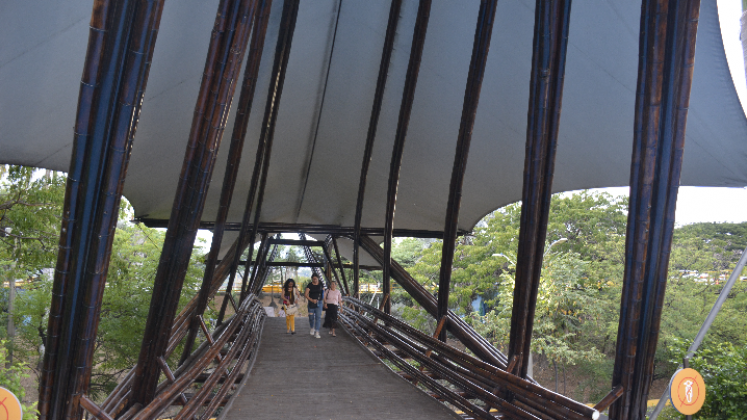 Puente de Guadua nuevo