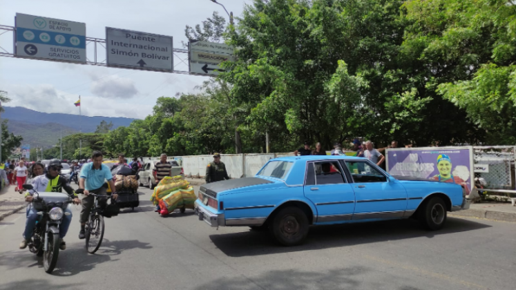 Transporte entrando a Cúcuta