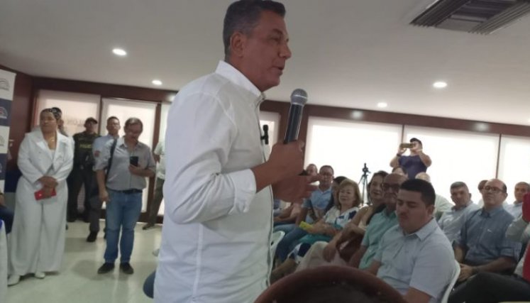 general Jorge Eduardo Mora, candidato a la gobernación de Norte de Santander./Foto Orlando Carvajal/La Opinión