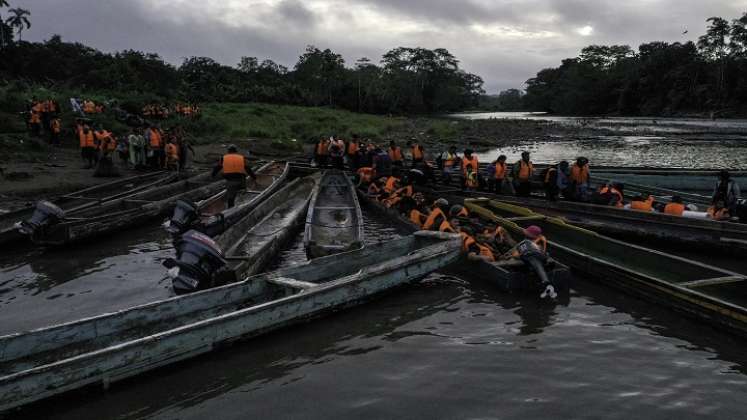 Migración por la selva del Darién