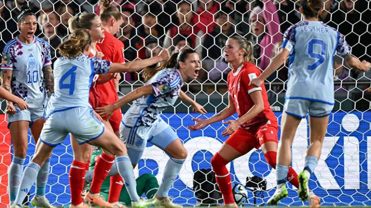 España vs. Suiza, Mundial Femenino. 