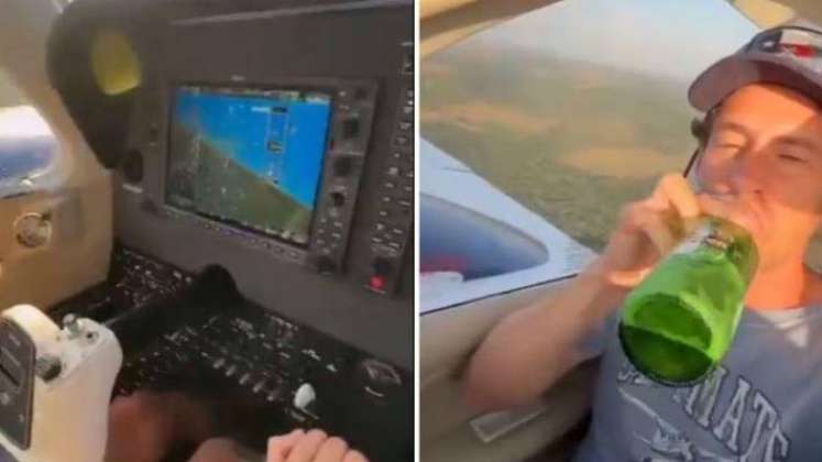 Padre murió junto a su hijo tras dejarlo pilotar un avión