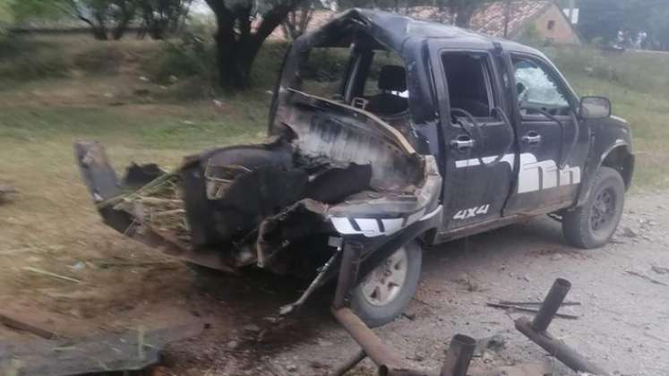 Atacan con cilindros bomba a estaciones de Policía en el Cauca