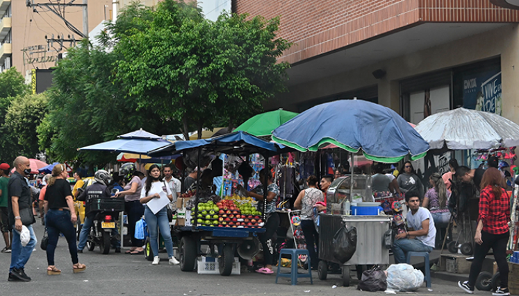 En las calles del centro de Cúcuta se estima que hay al menos 5.500 comerciantes informales./ Foto Archivo