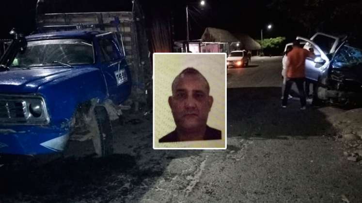 Dentro de la camioneta, con las latas retorcidas, fue encontrado el cuerpo del comerciante Edwin Alexander Silva Suescún. /Fotos Cortesía