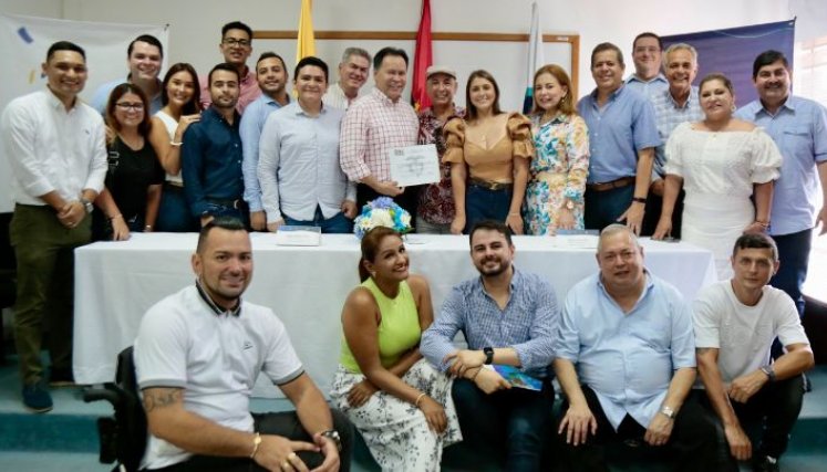 William Villamizar, gobernador electo William Villamizar recibió la credencial de gobernador electo para el periodo 2024-2027./Foto cortesía