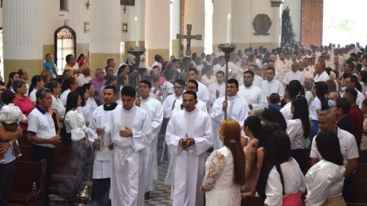 Celebración eucarística en la Catedral San José de Cúcuta 
