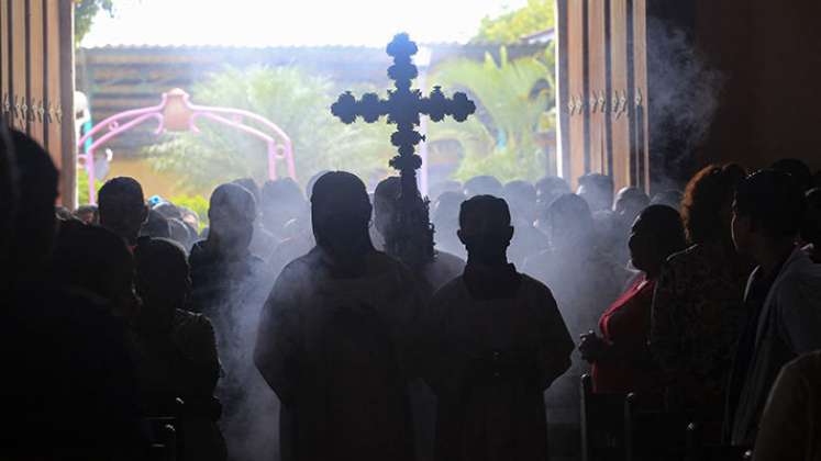 Sacerdotes en Nicaragua. 