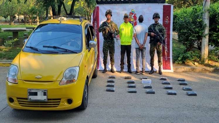 Capturado por llevar droga 