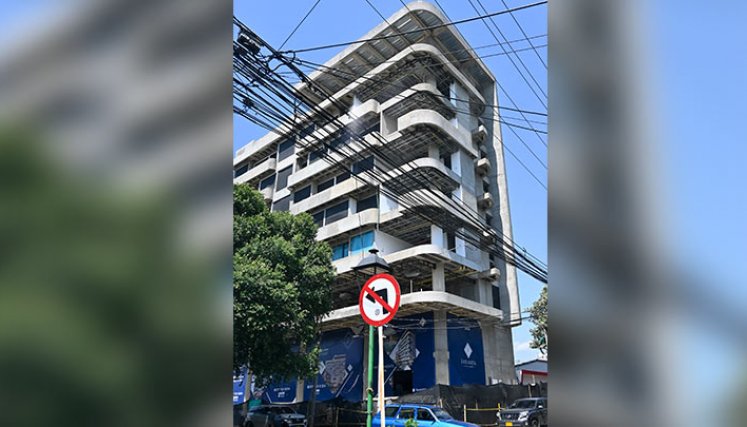 En La Riviera se construye un hotel cinco estrellas de la cadena Faranda Hotels & Resorts./ Foto Jorge Iván Gutiérrez-La Opinión