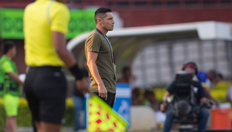 Federico Barrionuevo, DT del Cúcuta Deportivo. 