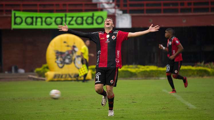 Valentín Robaldo, delantero del Cúcuta Deportivo