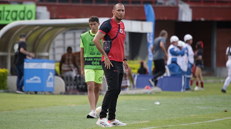 Braynner García, técnico del Cúcuta Deportivo. 
