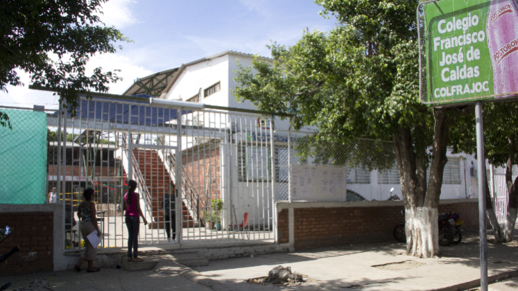 El Colegio Francisco José de Caldas es una de las instituciones visitadas que requiere mejoras.