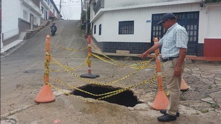 Calles de Ocaña se están hundiendo por el abandono