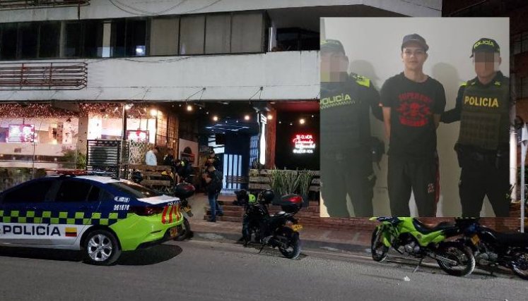 Atraco en un establecimiento comercial del barrio Caobos dejó dos heridos y un capturado