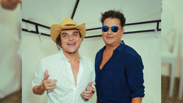 Silvestre Dangond cumplió el sueño de grabar con Carlos Vives